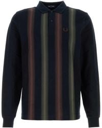 Fred Perry - Embroidered Piquet Polo Shirt - Lyst