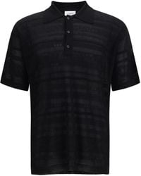 Laneus - Lightweight Jacquard Polo Cotton Shirts - Lyst