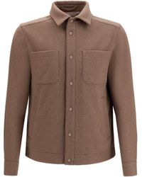 Herno - Snap-Button Jacket - Lyst