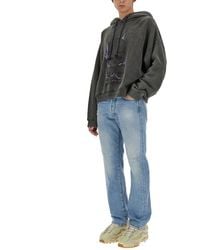 Acne Studios - Sweatshirt Skull Print Cotton Sweatshirts - Lyst