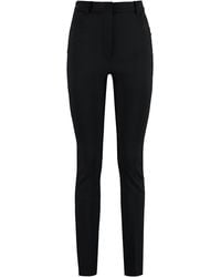 Sportmax - Virgin Wool Flared Trousers - Lyst