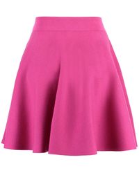 Nina Ricci - Knitted Mini Skirt - Lyst