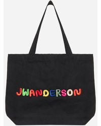 JW Anderson - Logo Canvas Tote Bag - Lyst