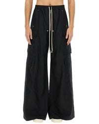 Rick Owens - Relaxed Fit Wide Leg Pants - Lyst