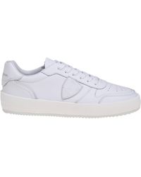 Philippe Model - Nice Low Leather Sneakers - Lyst
