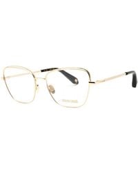 Roberto Cavalli - Eyeglasses Cat Eye Full Rim, Shiny Rose Frame And Clear Demo Lenses Lens Vrc0690300 - Lyst