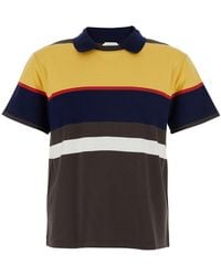 Versace - 'Strips' T-Shirt With Colorful Details For - Lyst