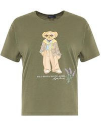 Polo Ralph Lauren - Printed Cotton T-shirt - Lyst