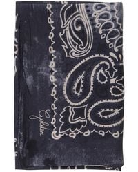 Golden Goose - Scarf Silk With Paisley Print - Lyst