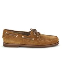 Gianvito Rossi - Calf Leather Bos Taurus Slip-On Loafers - Lyst