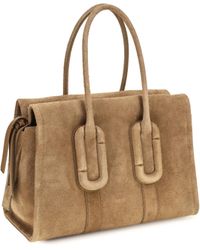 Marc Jacobs - Tote Handbag Babe City Suede Calf Leather Shoulder Bags - Lyst
