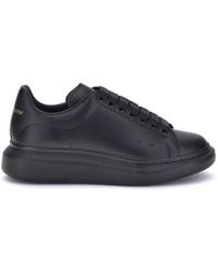 McQueen - Calf Leather Bos Taurus Platform Sneakers - Lyst