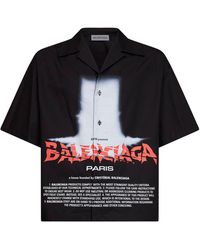 Balenciaga - The Door Bowling Short Sleeve Shirt - Lyst