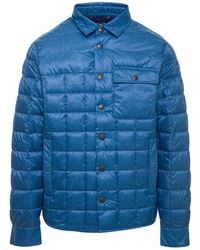 Save The Duck - Quilted Down Jacket With Logo Patch - Lyst