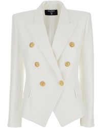 Balmain - Double-Breasted Jacket - Lyst