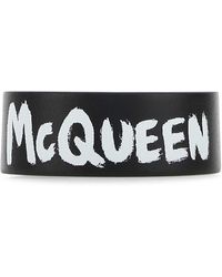 Alexander McQueen - Leather Bracelet Alexa - Lyst
