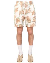 MOUTY - Bermuda Floral Print Shorts - Lyst