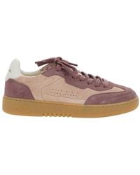Axel Arigato - 'Dice T-Toe' Low Top Sneakers With Contrasting Heel With Logo Lettering - Lyst