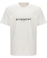 Givenchy - Reversible Logo-print Cotton-jersey T-shirt - Lyst