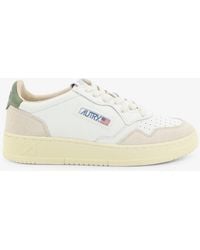 Autry - Medalist Low Leather Sneakers With Side Logo - Lyst