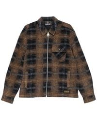 Barbour - Oswald Checked Fleece Overshirt - Lyst