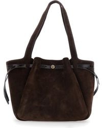Tory Burch - Shoulder Bag Romy Suede Calf Leather Tote - Lyst