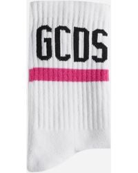 Gcds - Logo Cotton-Blend Socks - Lyst