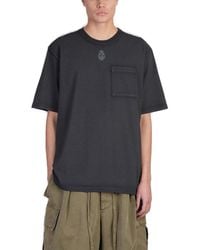 McQueen - 'Skull' T-Shirt - Lyst
