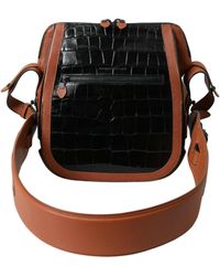 Balenciaga - Elegant Crocodile Leather Crossbody Bag - Lyst