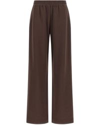 Moncler - Double Knit Cotton Blend Joggers - Lyst