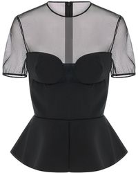 Nensi Dojaka - Tailored Bustier Top - Lyst
