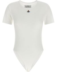 Vivienne Westwood - Logo-Embroidered Bodysuit - Lyst