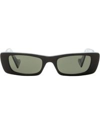Gucci - Sunglasses GG0516S Black/gold/pearl 52mm - Lyst