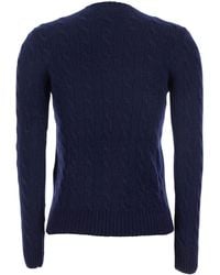 Polo Ralph Lauren - 'Julianna' Sweater With Round Neck And Pony Embroidery On The Front - Lyst