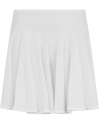 Alaïa - Mini Skirt Fine-Knit Viscose - Lyst