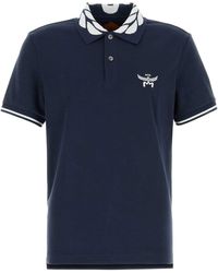 MCM - Stretch Piquet Polo Shirt - Lyst