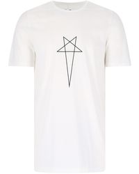 Rick Owens - Printed T-shirt - Lyst