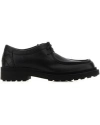 Bottega Veneta - Leather Ben Lace-Up Shoes - Lyst