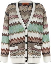 Missoni - Snake Lamé Viscose Cardigan Sweaters And Cardigans - Lyst