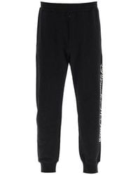 McQueen - Cotton Joggers (Workout Pants) - Lyst