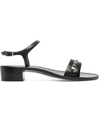 Ferragamo - Tiny Vara Bow Applique Trim Sandals - Lyst