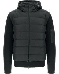 Herno - Bi-Material Down Jacket - Lyst