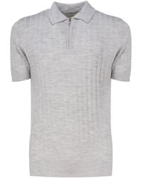 Eleventy - Short-Sleeved Polo Shirt - Lyst
