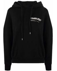 Ambush - Logo Hooded Sweatshirt - Lyst
