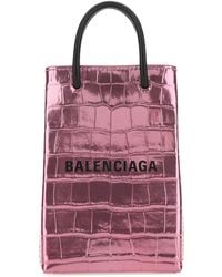 Balenciaga - Leather Phone Case - Lyst