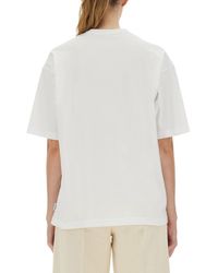 Aspesi - Graphic Crew Neck T-Shirt - Lyst