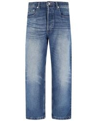 A.P.C. - Straight-Leg Denim Jeans With Vintage Wash - Lyst