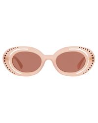 Marni - Zion Canyon Oval Sunglasses Vdh 51Mm Plastic (Acetate) - Lyst