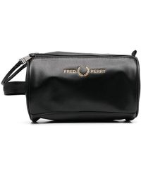 Fred Perry Classic Wash Bag Black for Men | Lyst