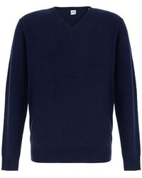 Aspesi - High Neck Wool And Cashmere Sweater Tops - Lyst